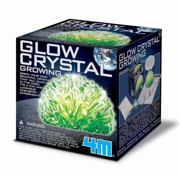 גידול גביש זוהר בחושך