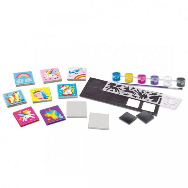 אמנות בחרסינה מגנטים חדי-קרן