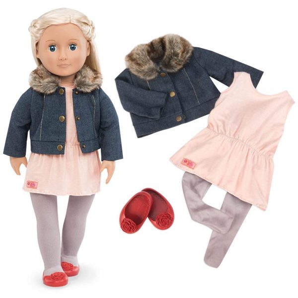 תלבושת עם שמלה וג'קט פרוותי