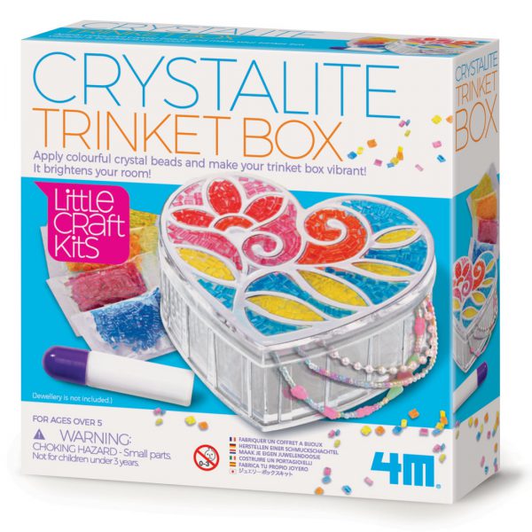 קופסת תכשיטים מקושטת בחרוזים